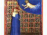 Nahum being called by God - from a 14th century illuminated Bible